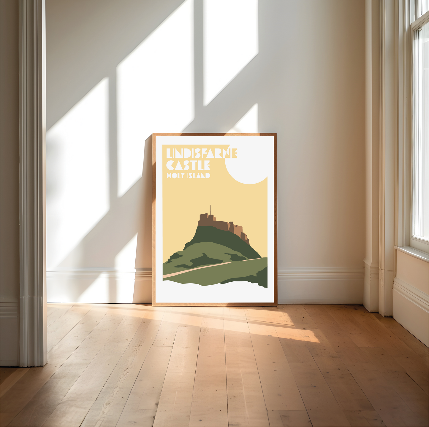 Lindisfarne Holy Island Castle Print