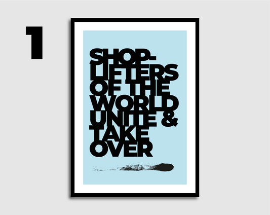 Shoplifters of The World Print