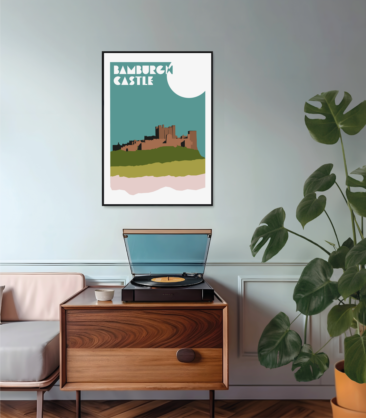 Bamburgh Castle Print