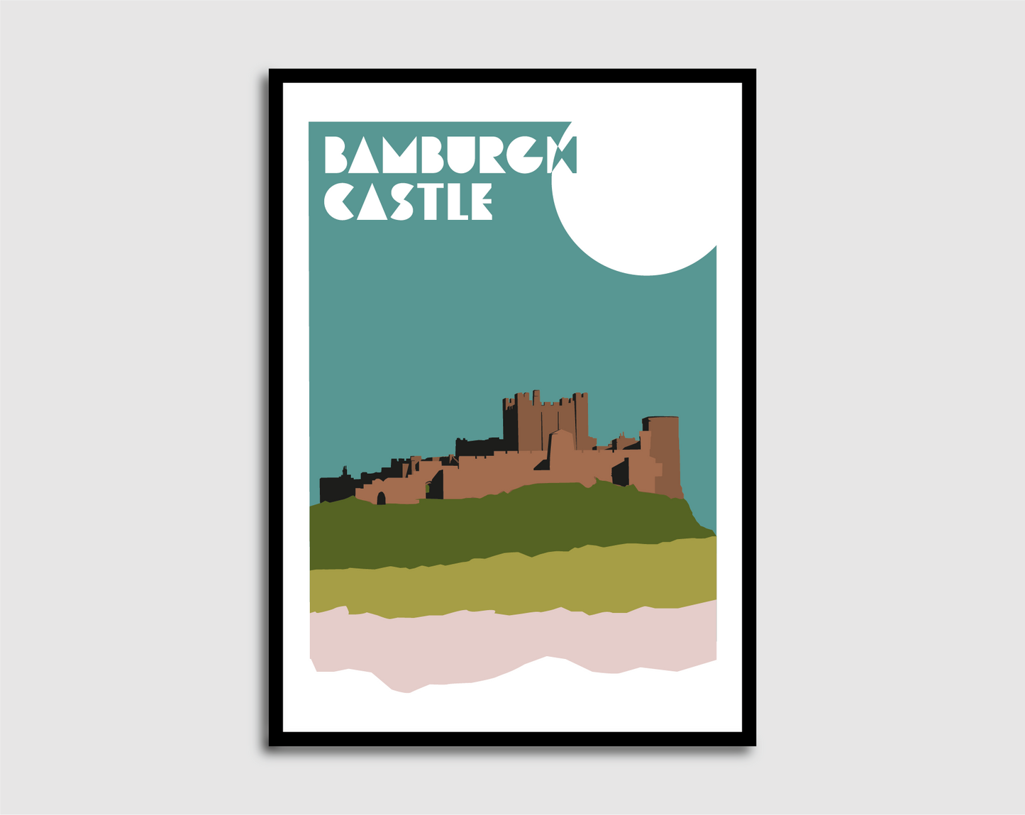 Bamburgh Castle Print