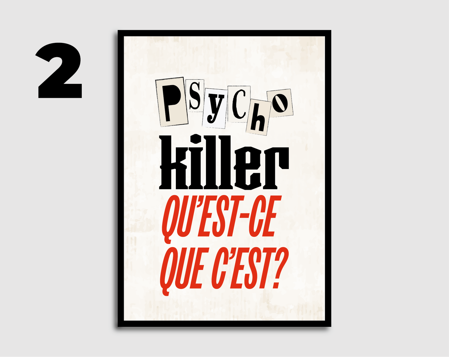 Psycho Killer Print