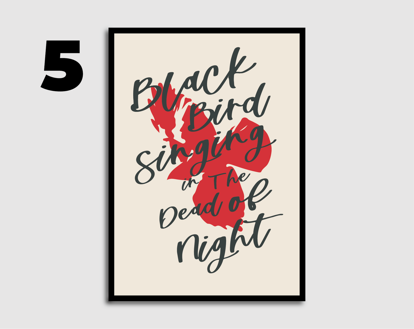 Blackbird Print