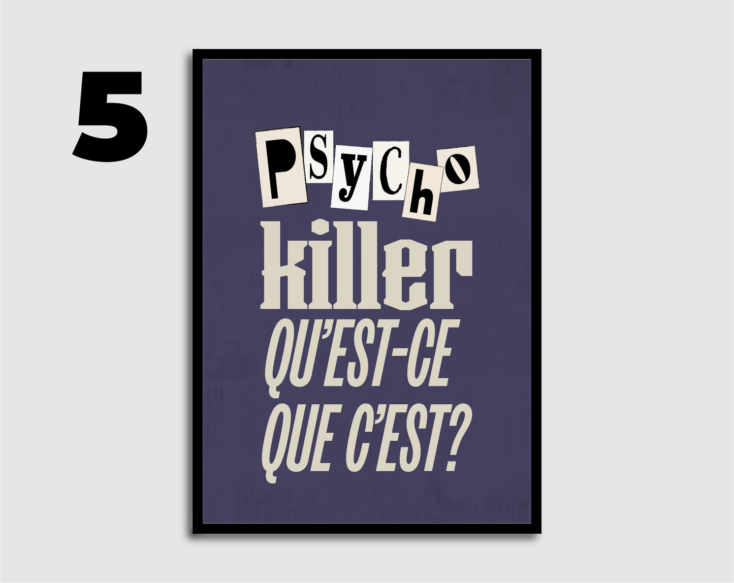 Psycho Killer Print