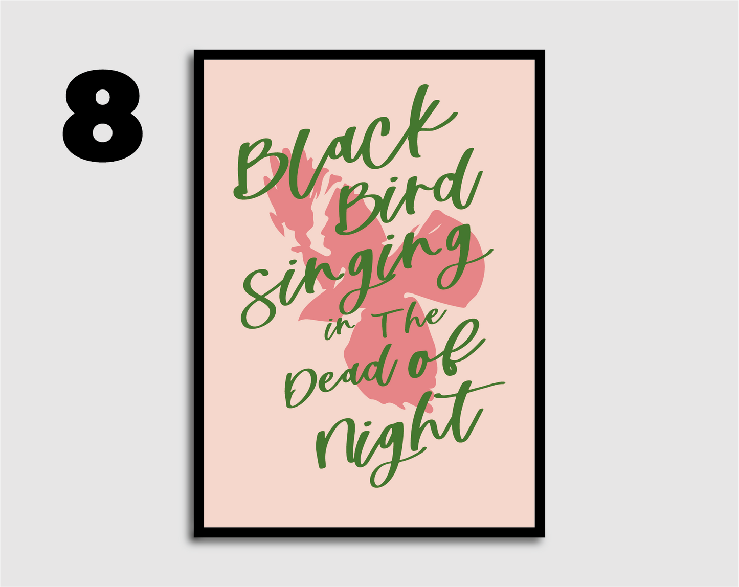 Blackbird Print