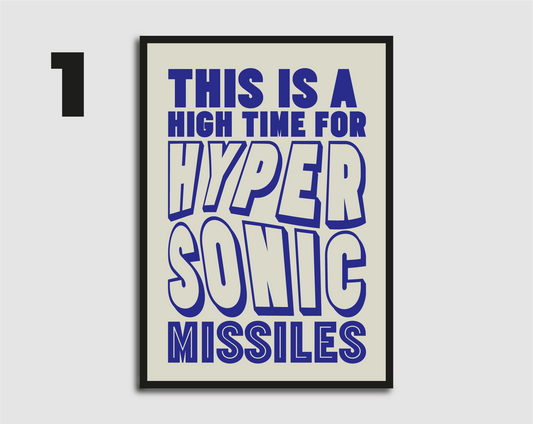 Hypersonic Missiles Print