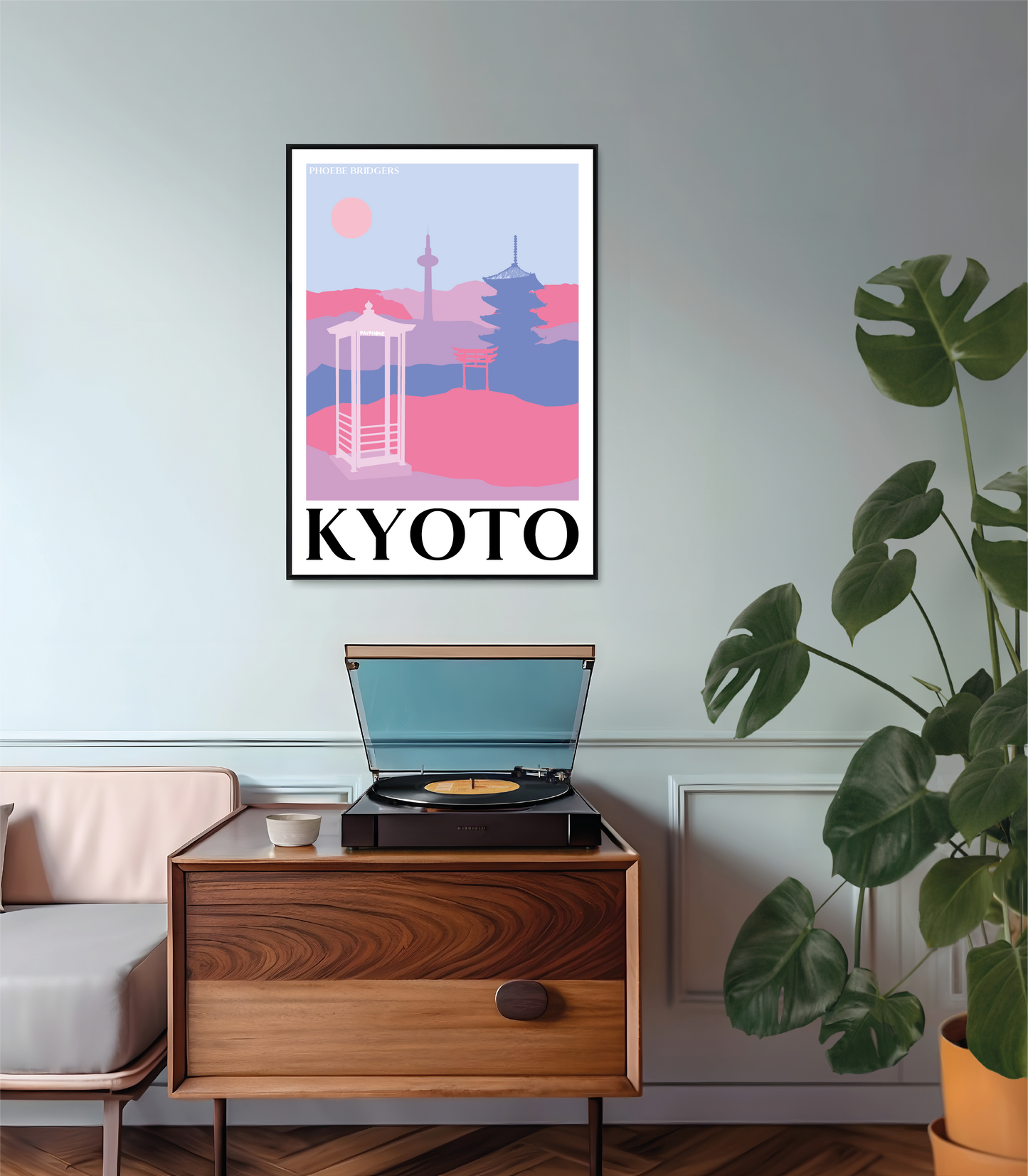 Kyoto Inspired Lyric Print