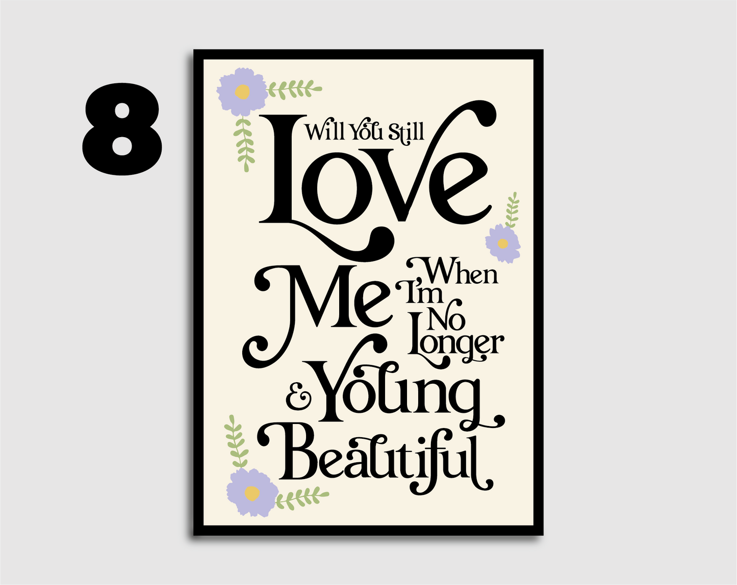 Young and Beautiful Print