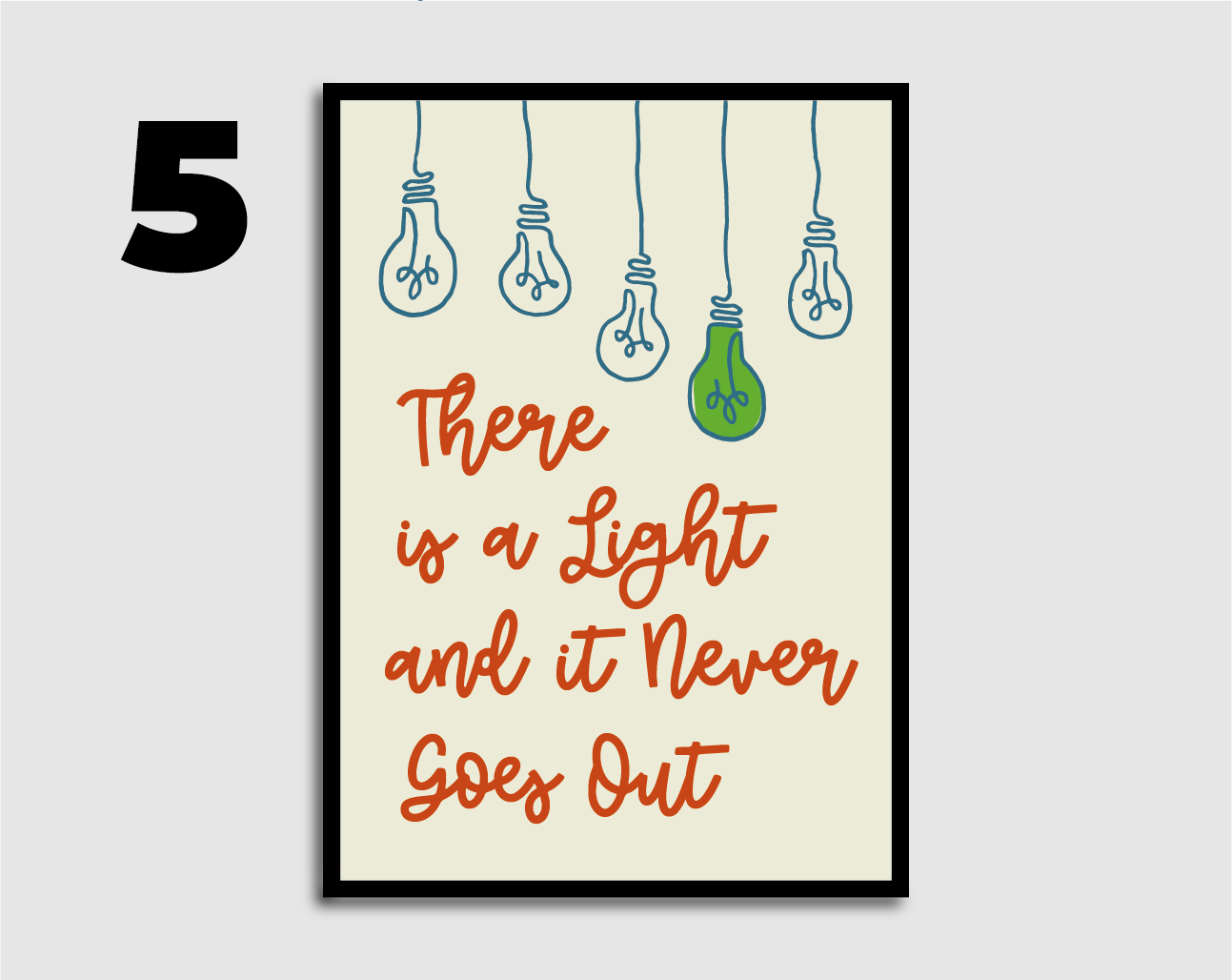 There is a Light That Never Goes Out Print