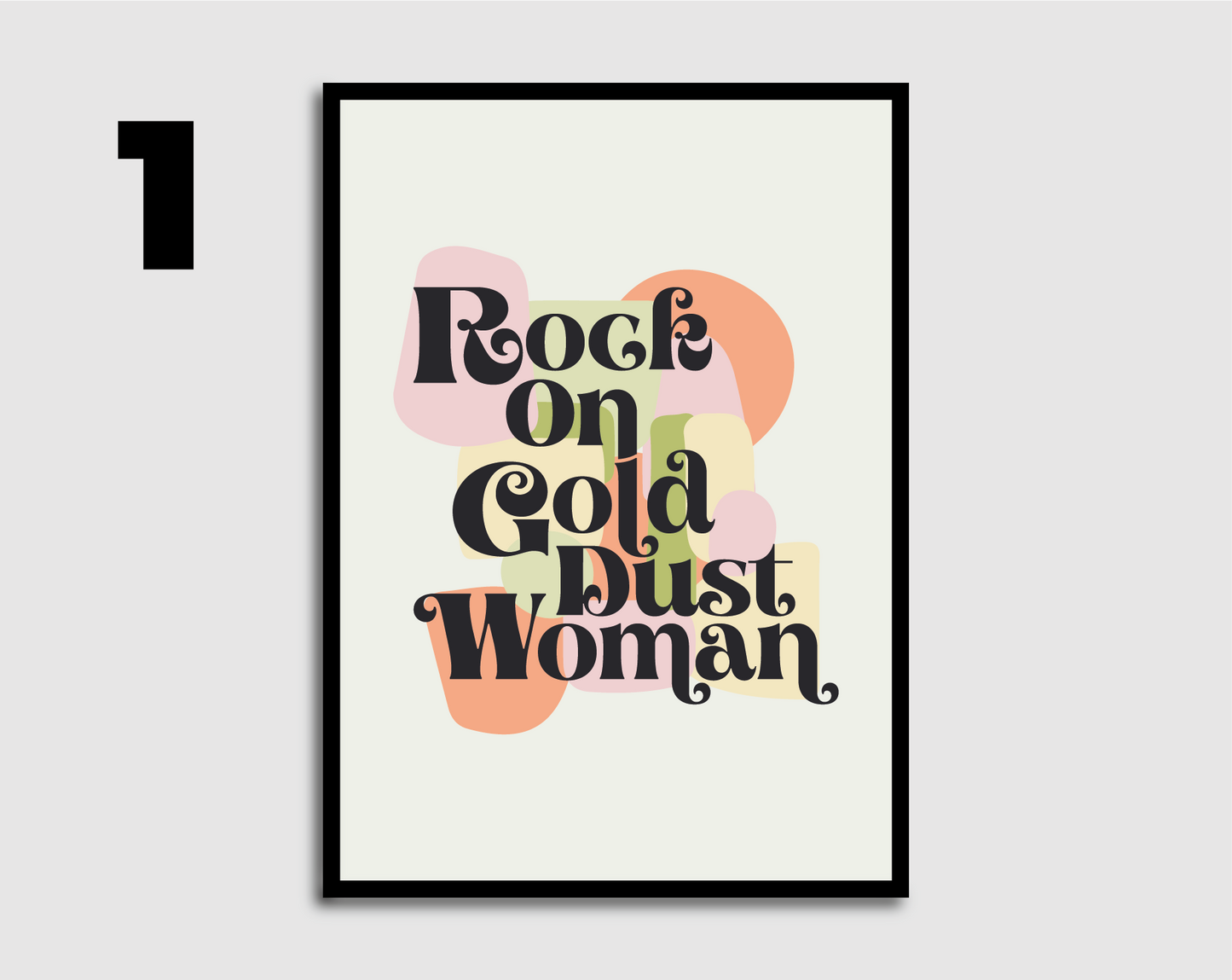 Gold Dust Woman Print