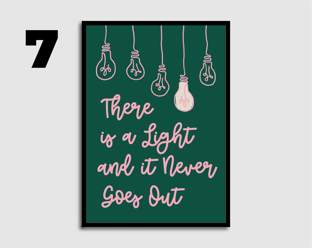 There is a Light That Never Goes Out Print