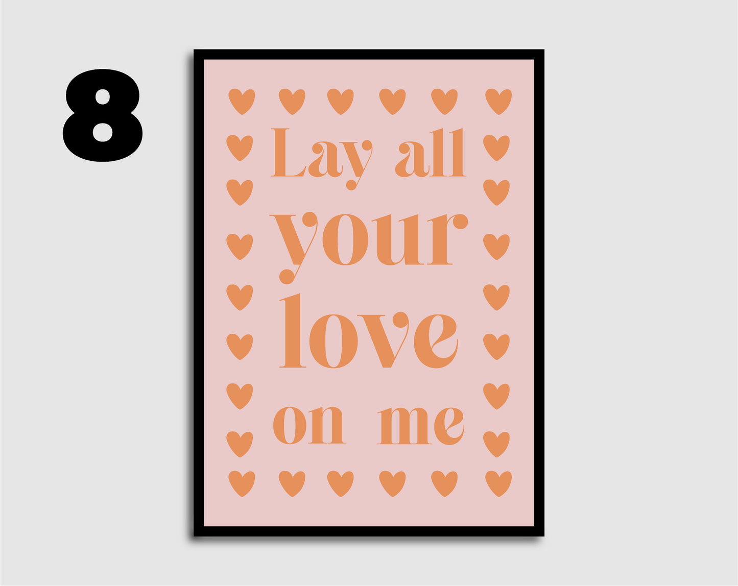 Lay All Your Love On Me Print