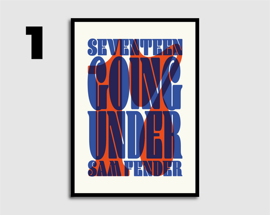 Seventeen Going Under Inspired Print