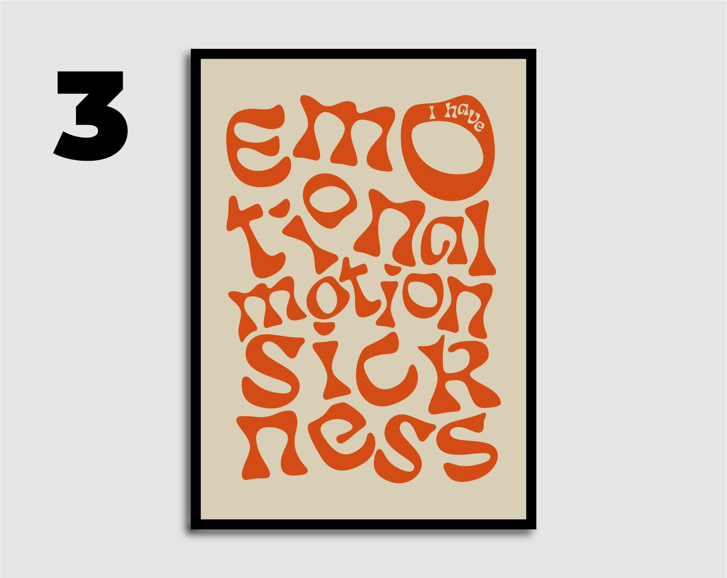 Emotional Motion Sickness Print