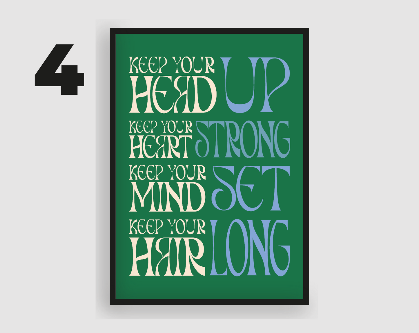 Keep Your Head Up Print