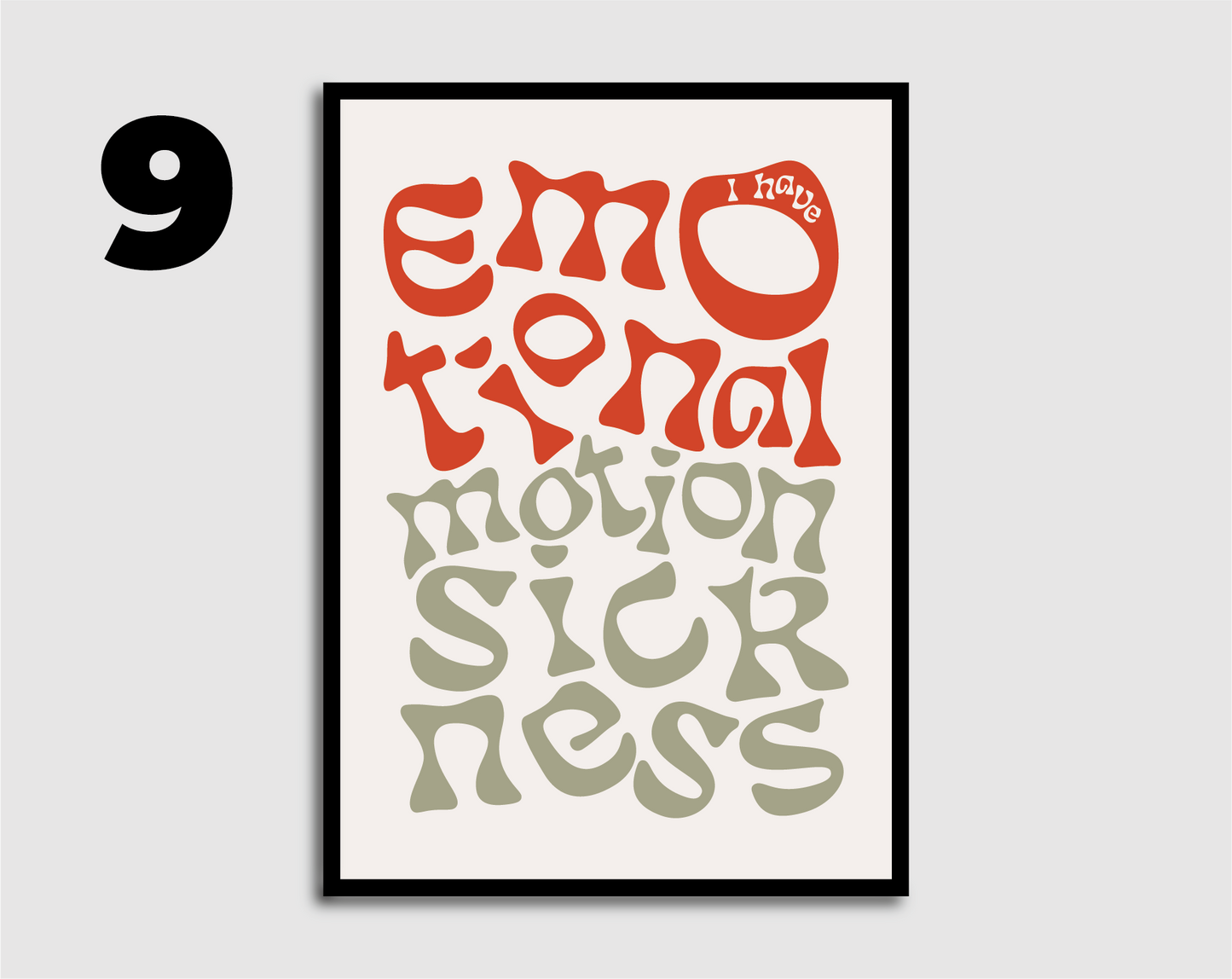 Emotional Motion Sickness Print