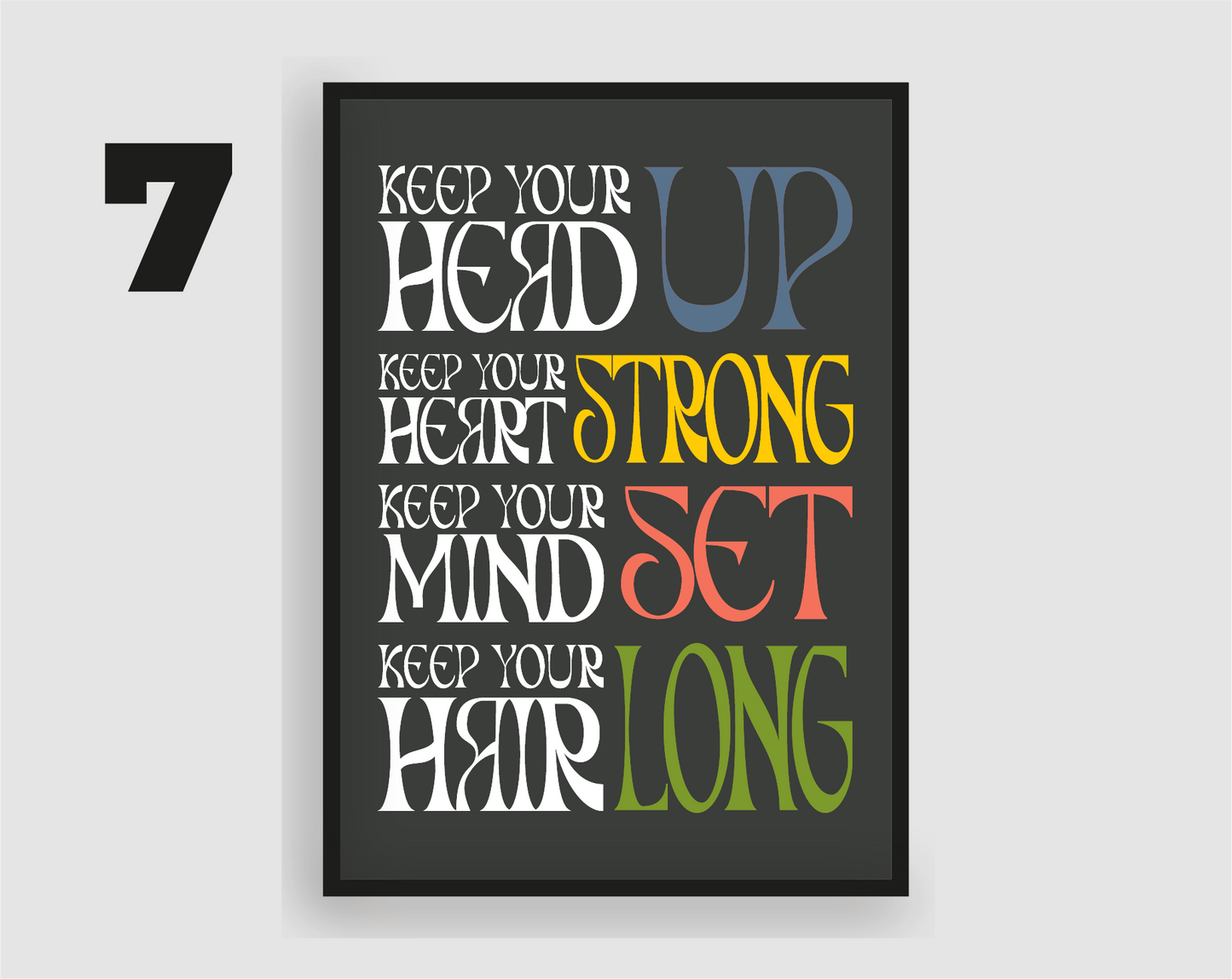 Keep Your Head Up Print