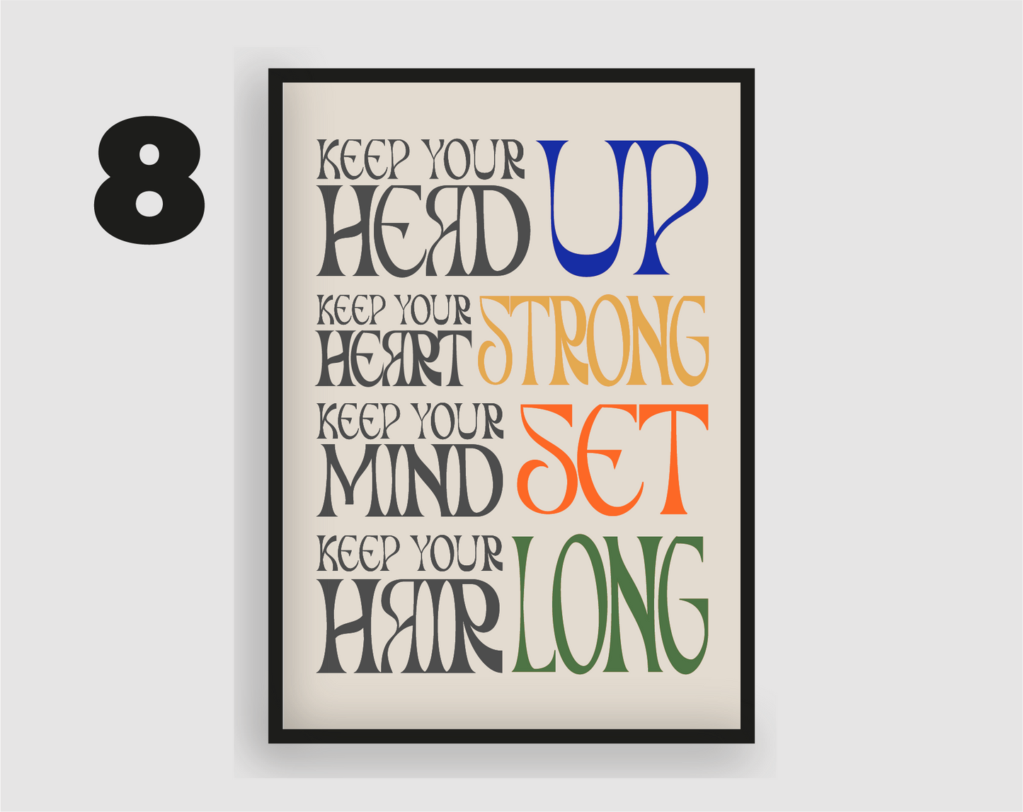 Keep Your Head Up Print