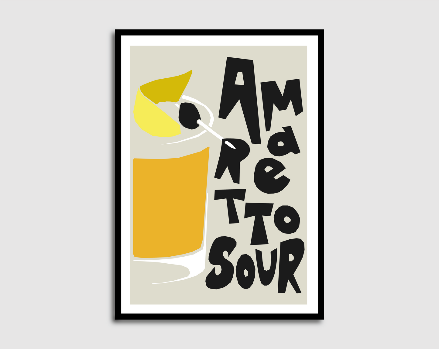 Amaretto Sour Print