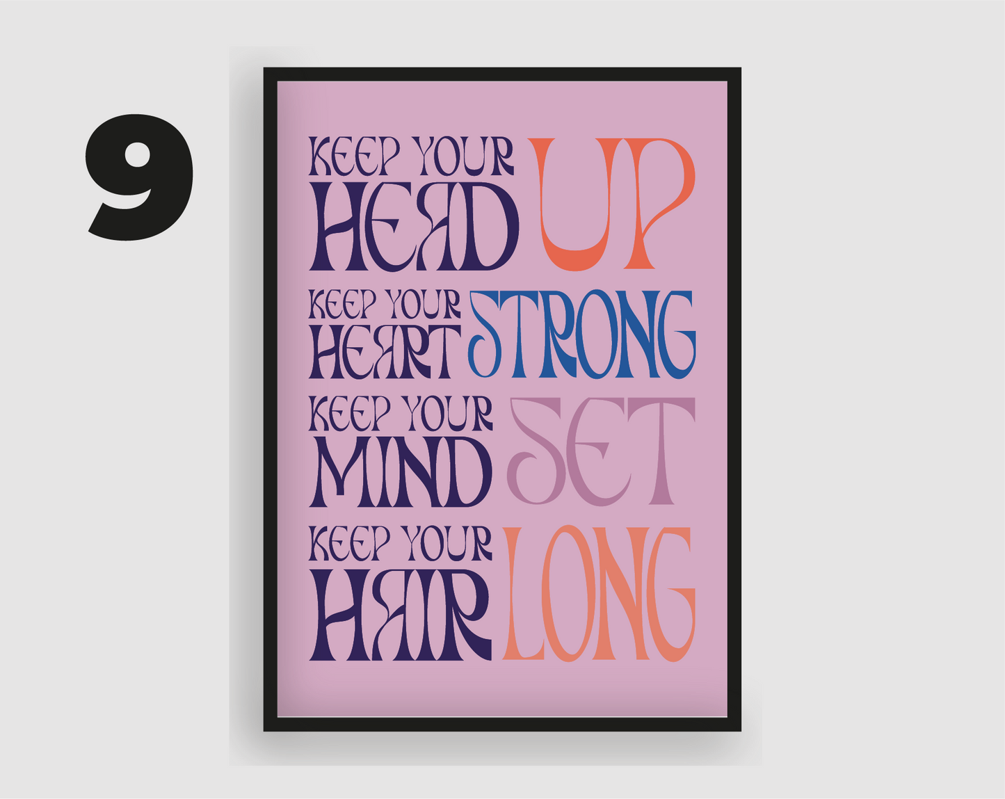 Keep Your Head Up Print