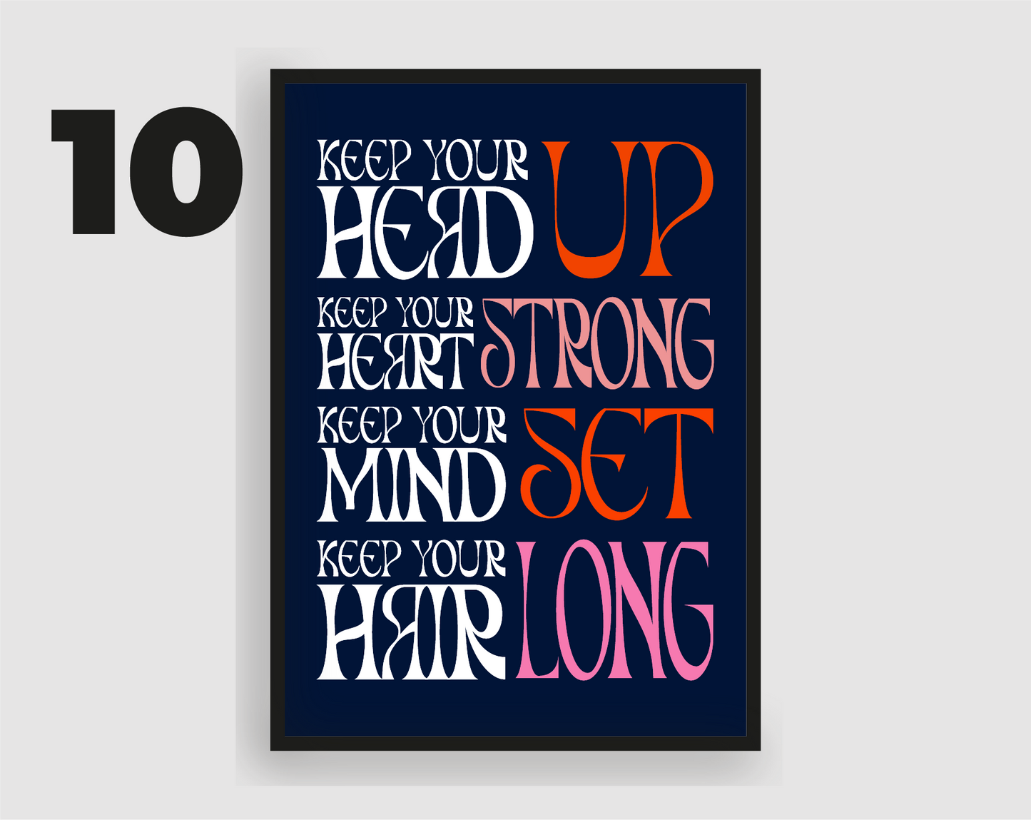 Keep Your Head Up Print