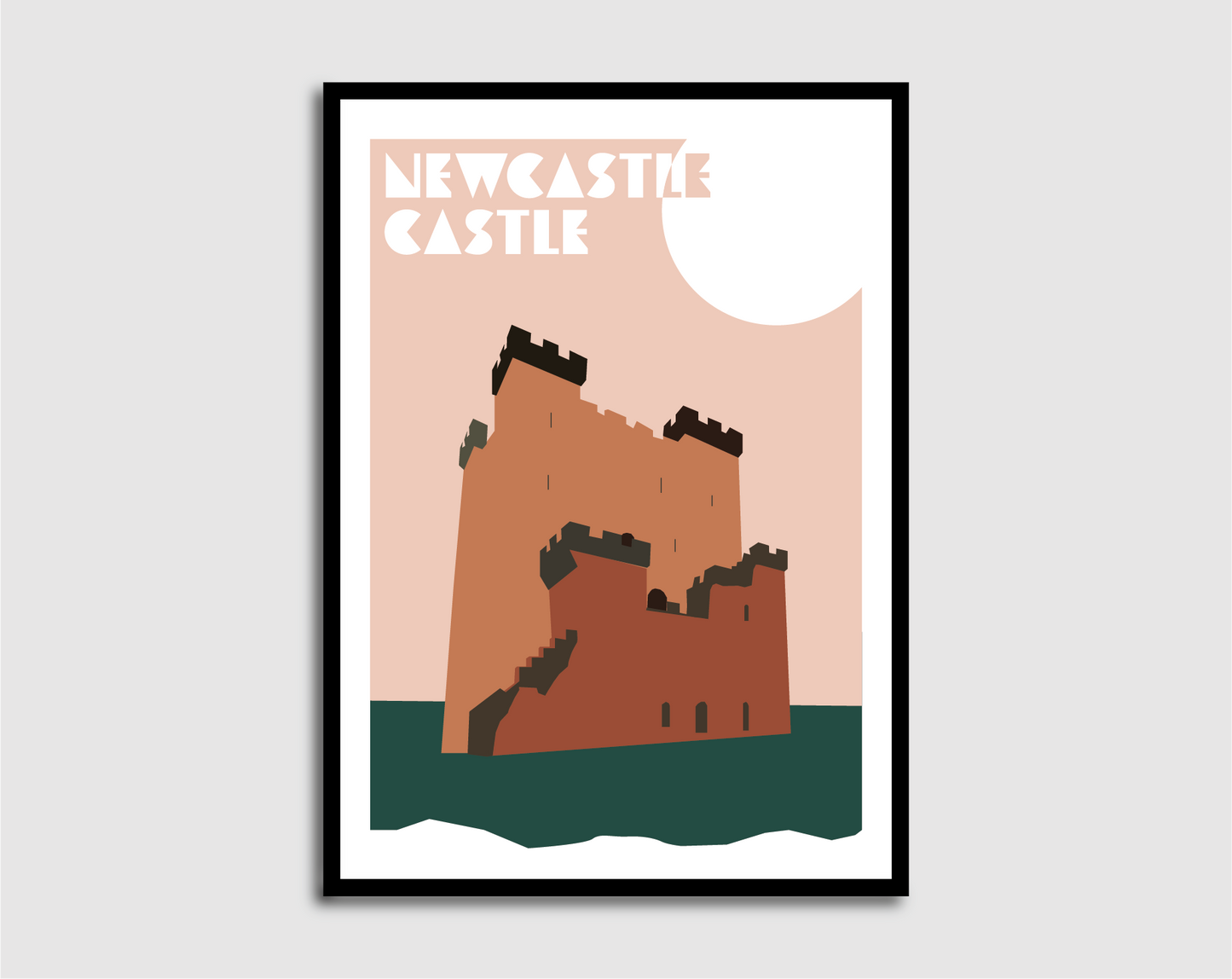 Newcastle Castle Print