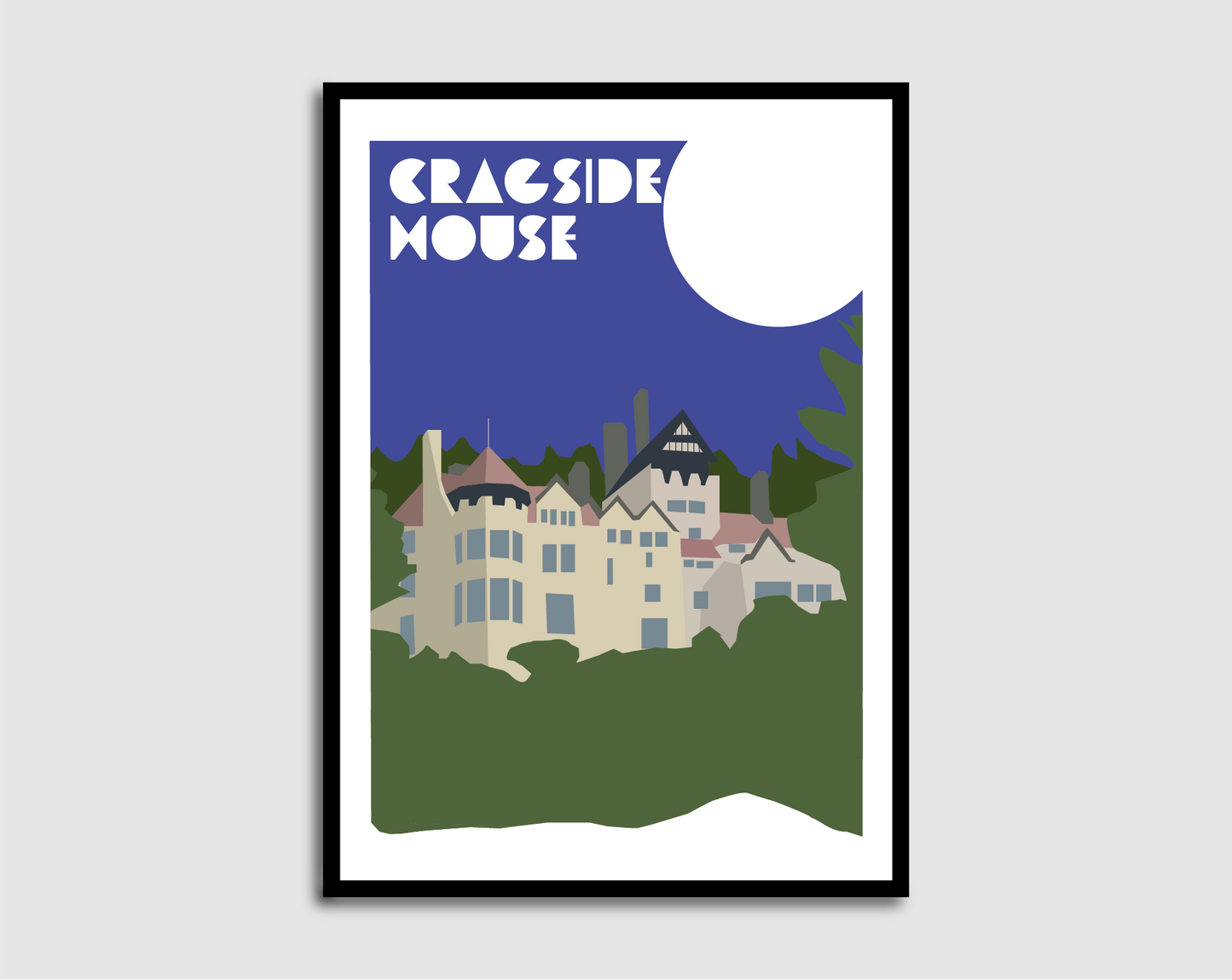 Cragside House Print